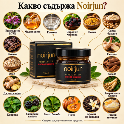 Noirjun - Билкова Паста за повече издръжливост и твърдост